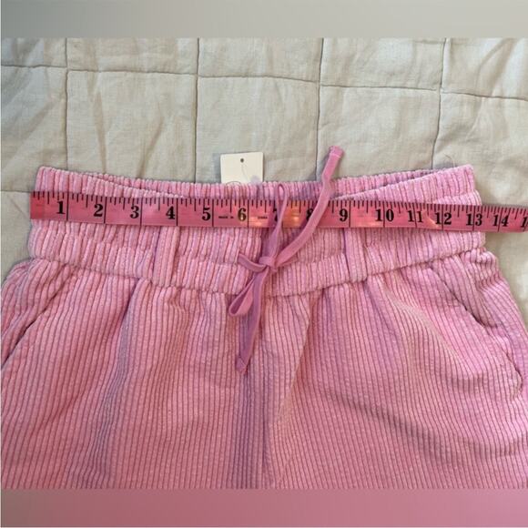 NWT BDG Jessie Pink Corduroy Pull-On High Rise Wide Leg Pants - S - Picture 6 of 11